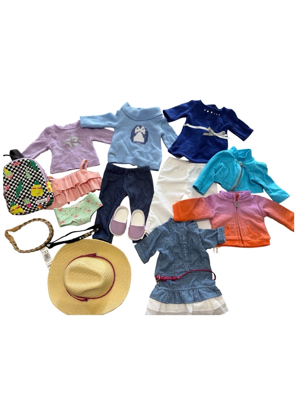 AMERICAN GIRL Clothing and Accessories Bundle Lot for Doll